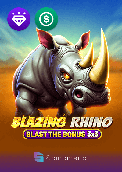 Blazing Rhino Blast The Bonus 3x3